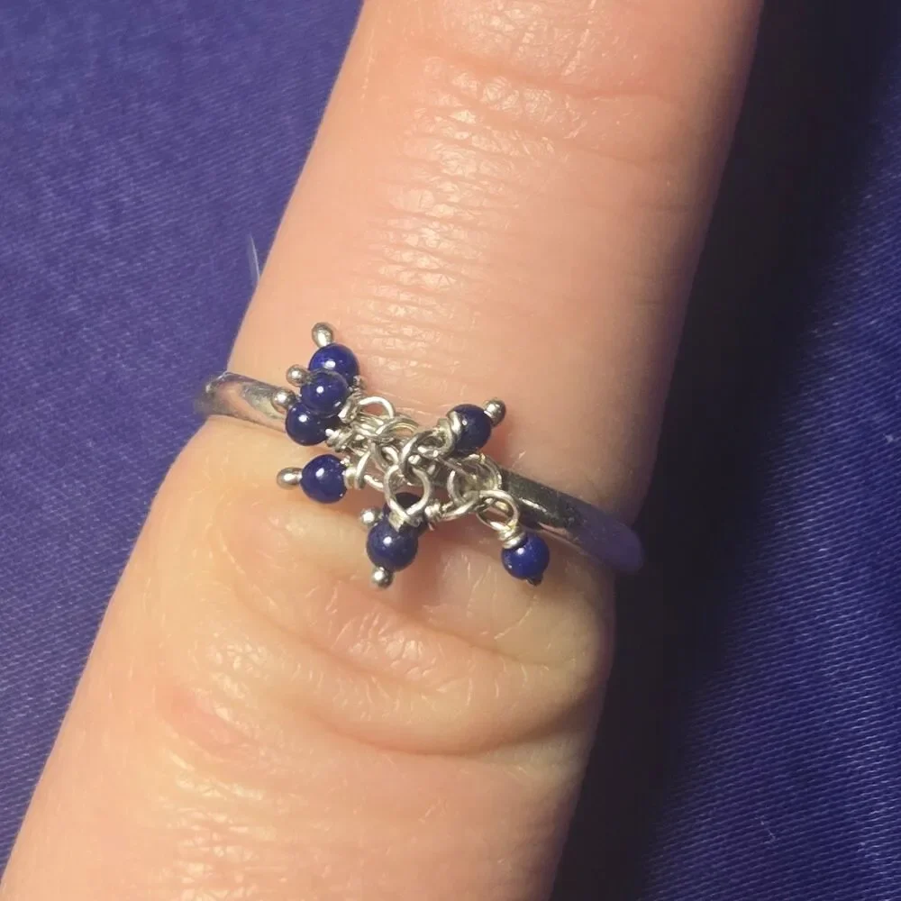 Vintage Sterling Silver 925 Ring Sz 8